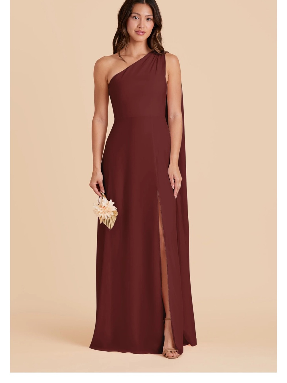 Mellissa Bridesmaid Dress - Cabernet - Birdy Grey